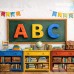 Tło fotograficzne „Kolorowa Klasa ABC – Szkolna Tablica” | 3944 Tło fotograficzne „Kolorowa Klasa ABC – Szkolna Tablica” | 3944